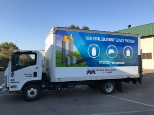 Truck Vehicle Wrap for Rapid Recovery